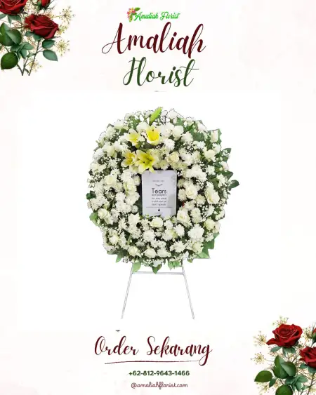 Krans Bunga Duka Pisangcandi